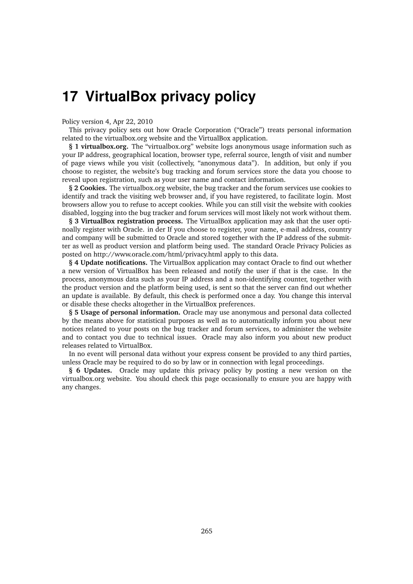 Oracle VM VirtualBox User Manual page 265