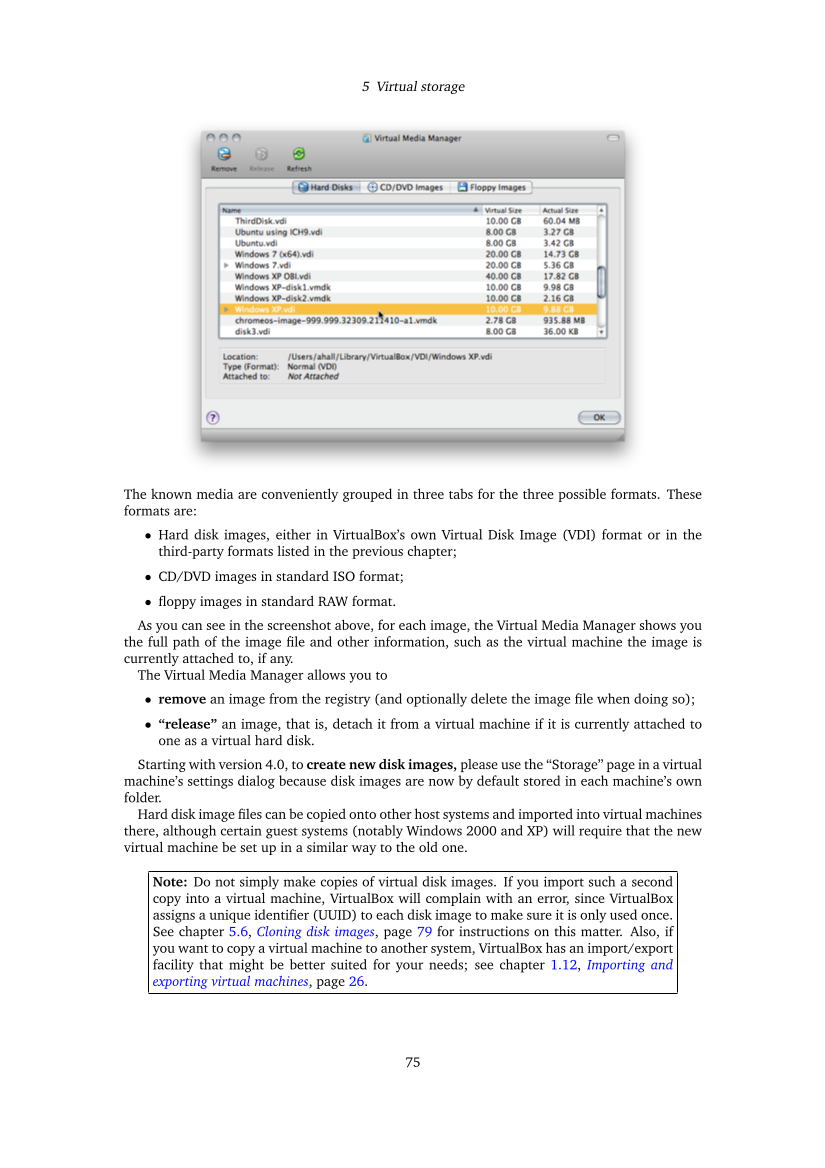 Oracle VM VirtualBox User Manual page 75