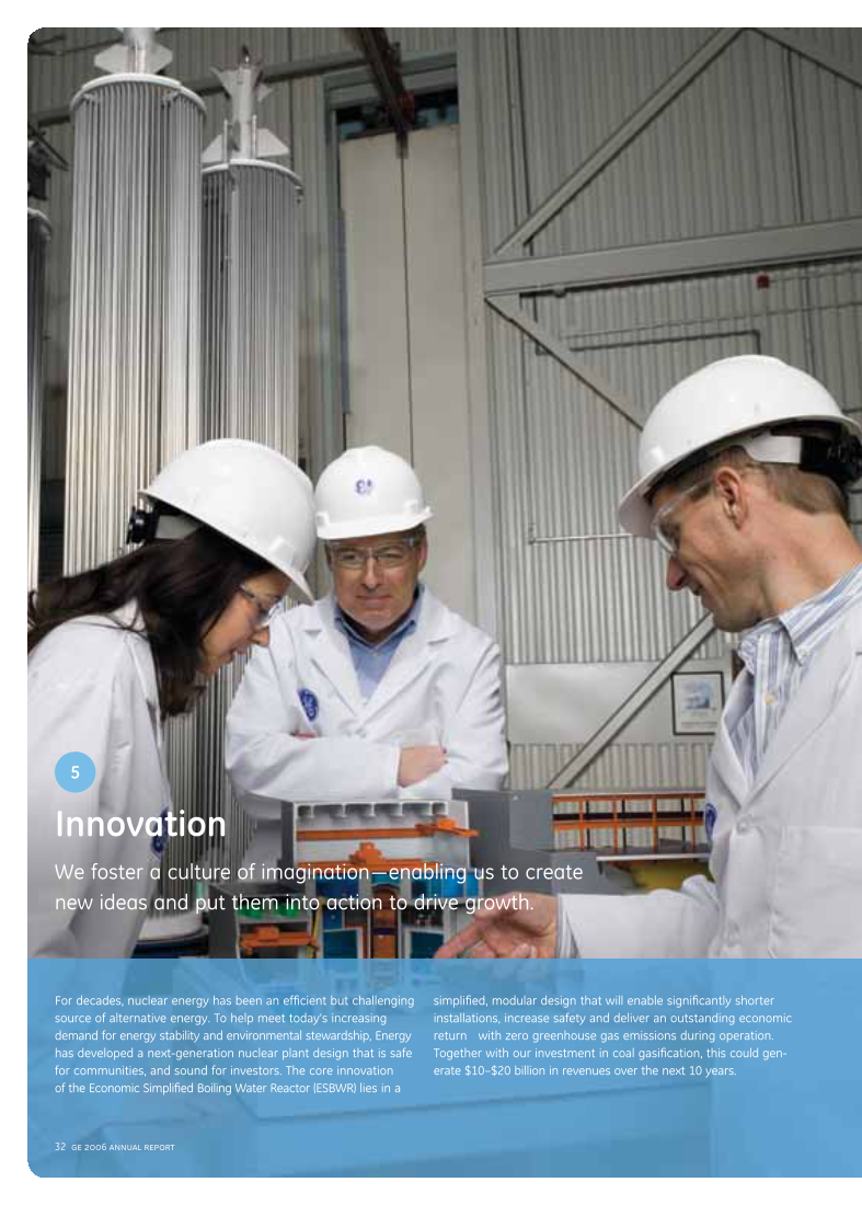 GE 2006 Annual Report page 32