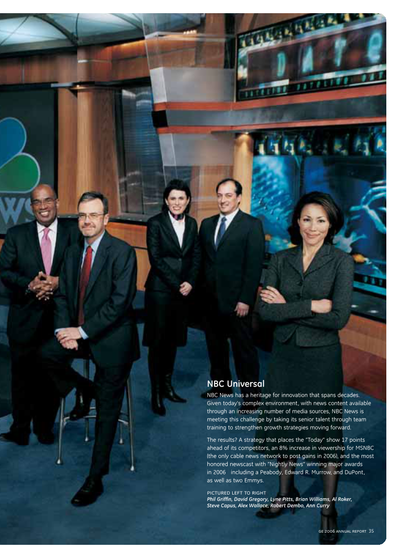 GE 2006 Annual Report page 34