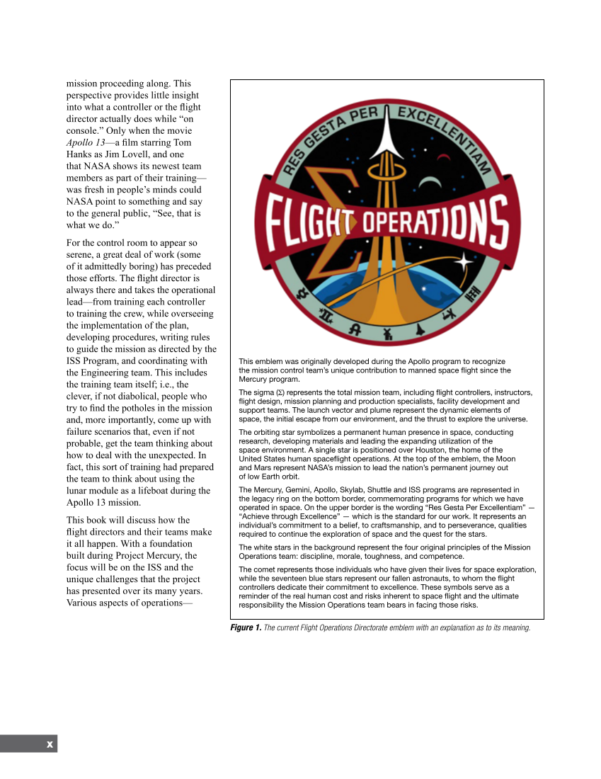 The International Space Station: Operating an Outpost in the New Frontier page x